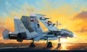 TRUMPETER 1/72 俄羅斯 蘇 Su-33 側